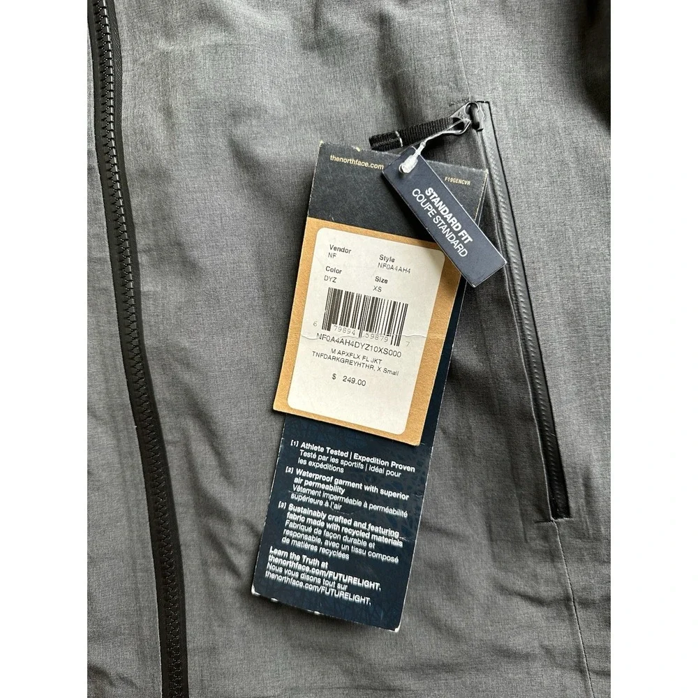 Mens The North Face Apex Flex FUTURELIGHT Hooded Jacket New Tags, Size XS